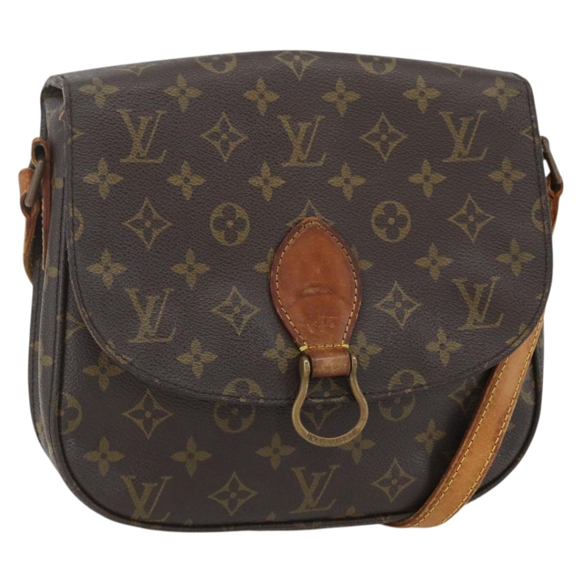 LOUIS VUITTON Monogram Saint Cloud GM Shoulder Bag M51242 LV Auth 155263