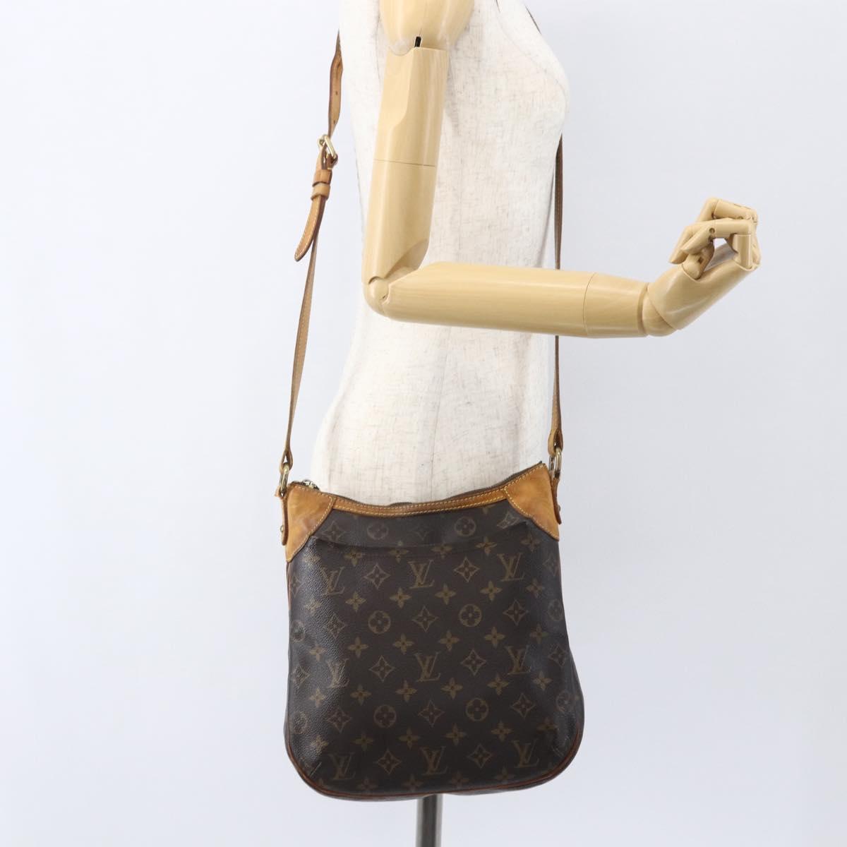 LOUIS VUITTON Monogram Odeon PM Shoulder Bag M56390 LV Auth 155268