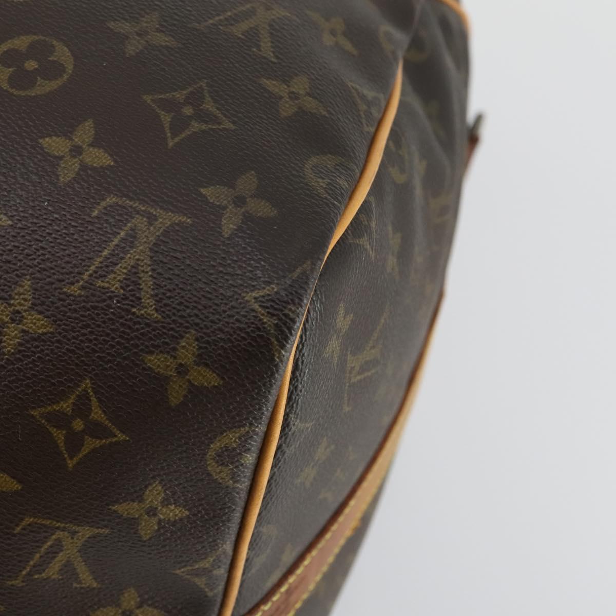 LOUIS VUITTON Monogram Keepall Bandouliere 55 Boston Bag M41414 LV Auth 155269