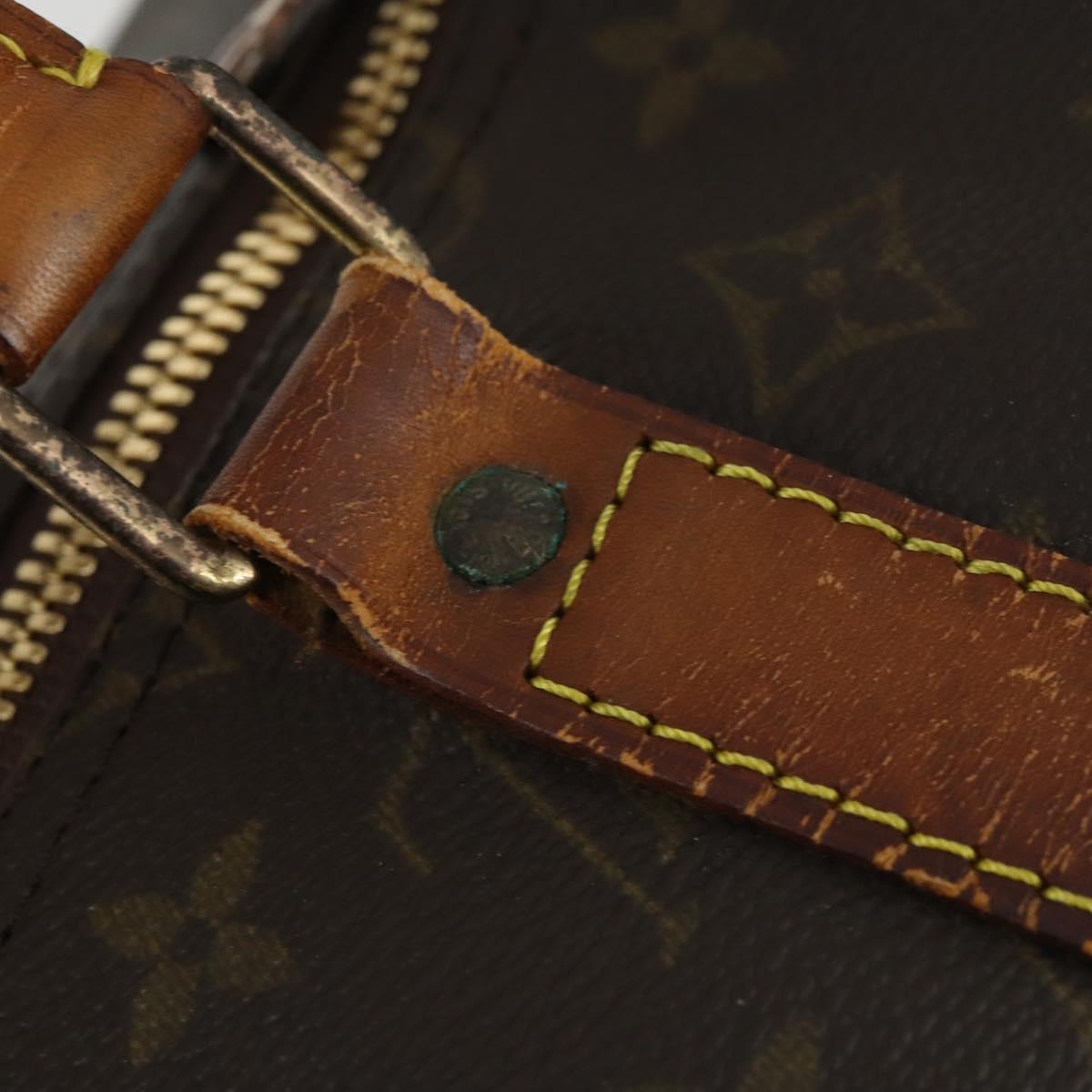 LOUIS VUITTON Monogram Keepall Bandouliere 55 Boston Bag M41414 LV Auth 155269