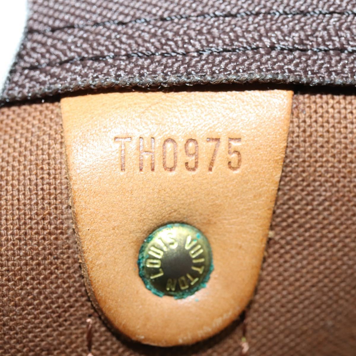 LOUIS VUITTON Monogram Keepall Bandouliere 55 Boston Bag M41414 LV Auth 155269