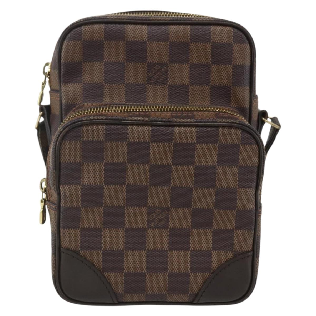 LOUIS VUITTON Damier Ebene Amazon Shoulder Bag SPO N48074 LV Auth 155271V