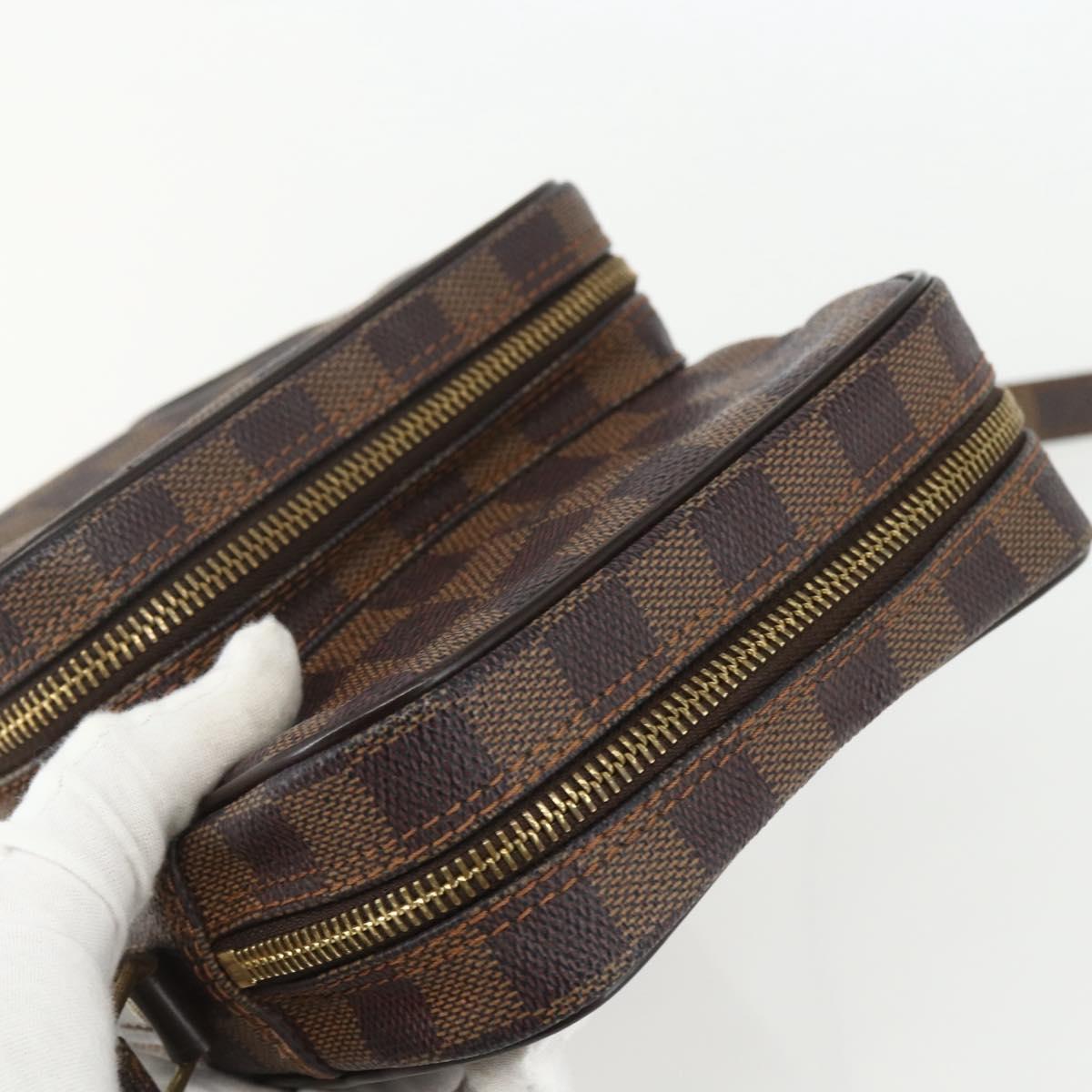 LOUIS VUITTON Damier Ebene Amazon Shoulder Bag SPO N48074 LV Auth 155271V