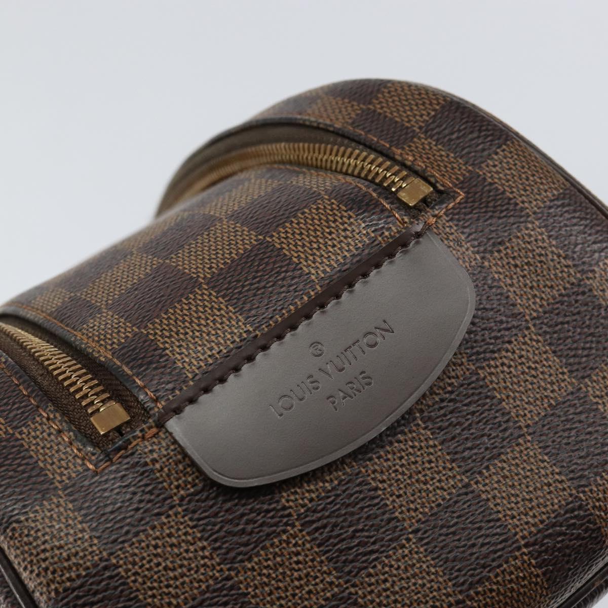 LOUIS VUITTON Damier Ebene Trousse Toilette King Size Pouch N47527 Auth 155272
