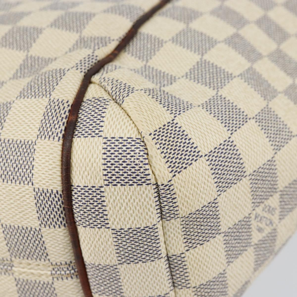 LOUIS VUITTON Damier Azur Totally MM Tote Bag N51262 LV Auth 155274