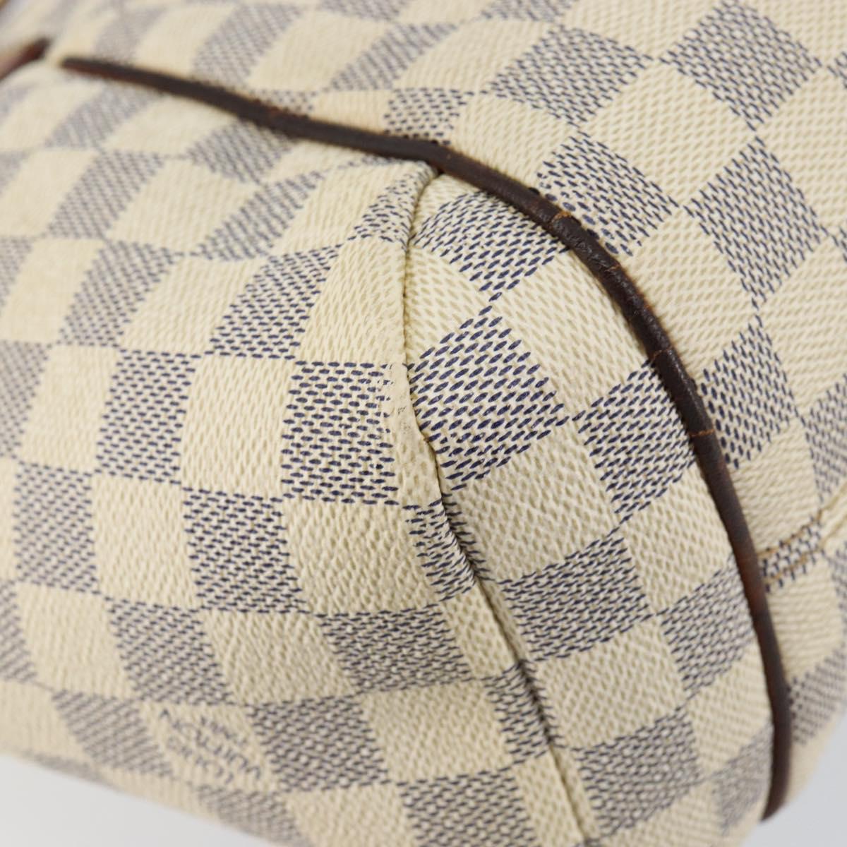 LOUIS VUITTON Damier Azur Totally MM Tote Bag N51262 LV Auth 155274