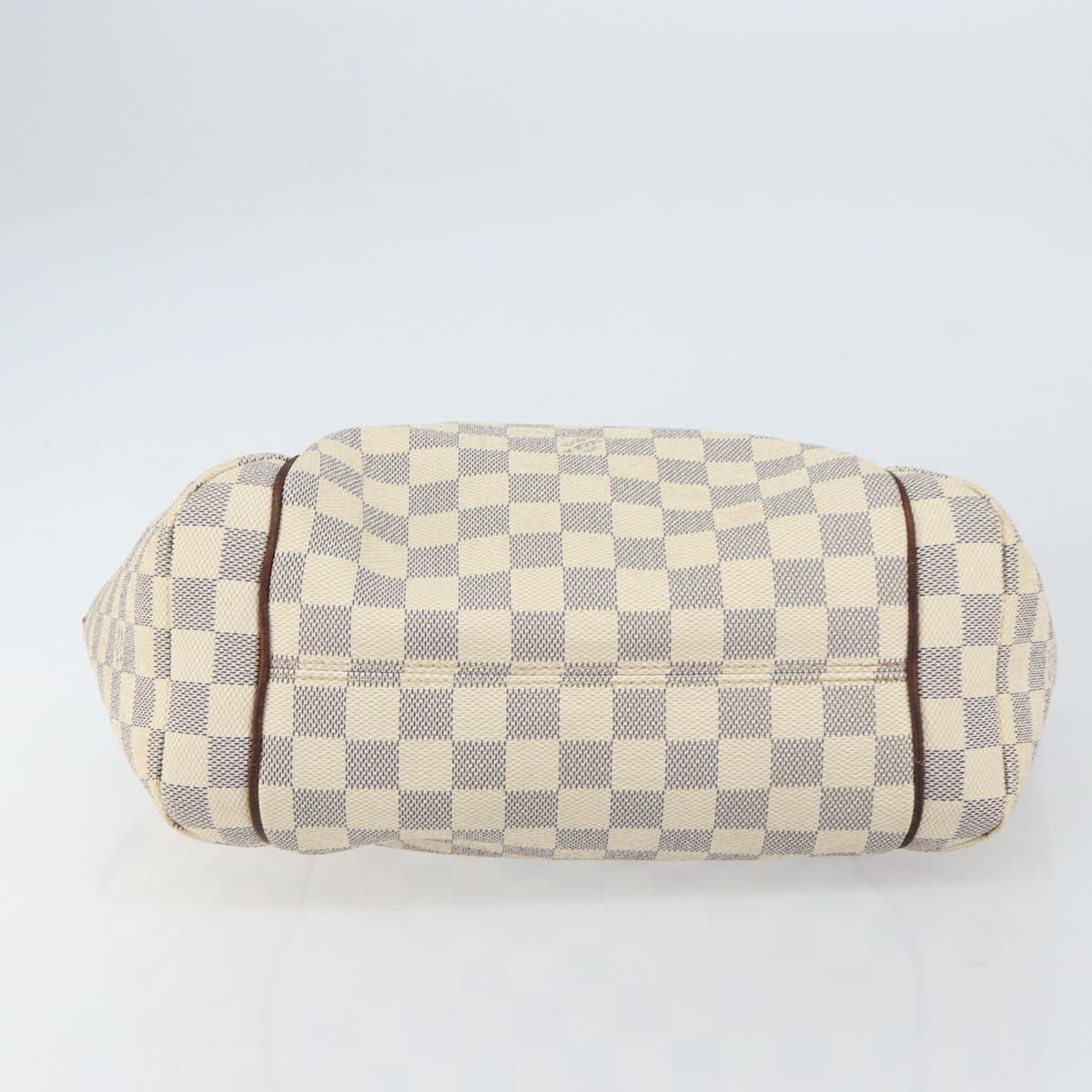 LOUIS VUITTON Damier Azur Totally MM Tote Bag N51262 LV Auth 155274