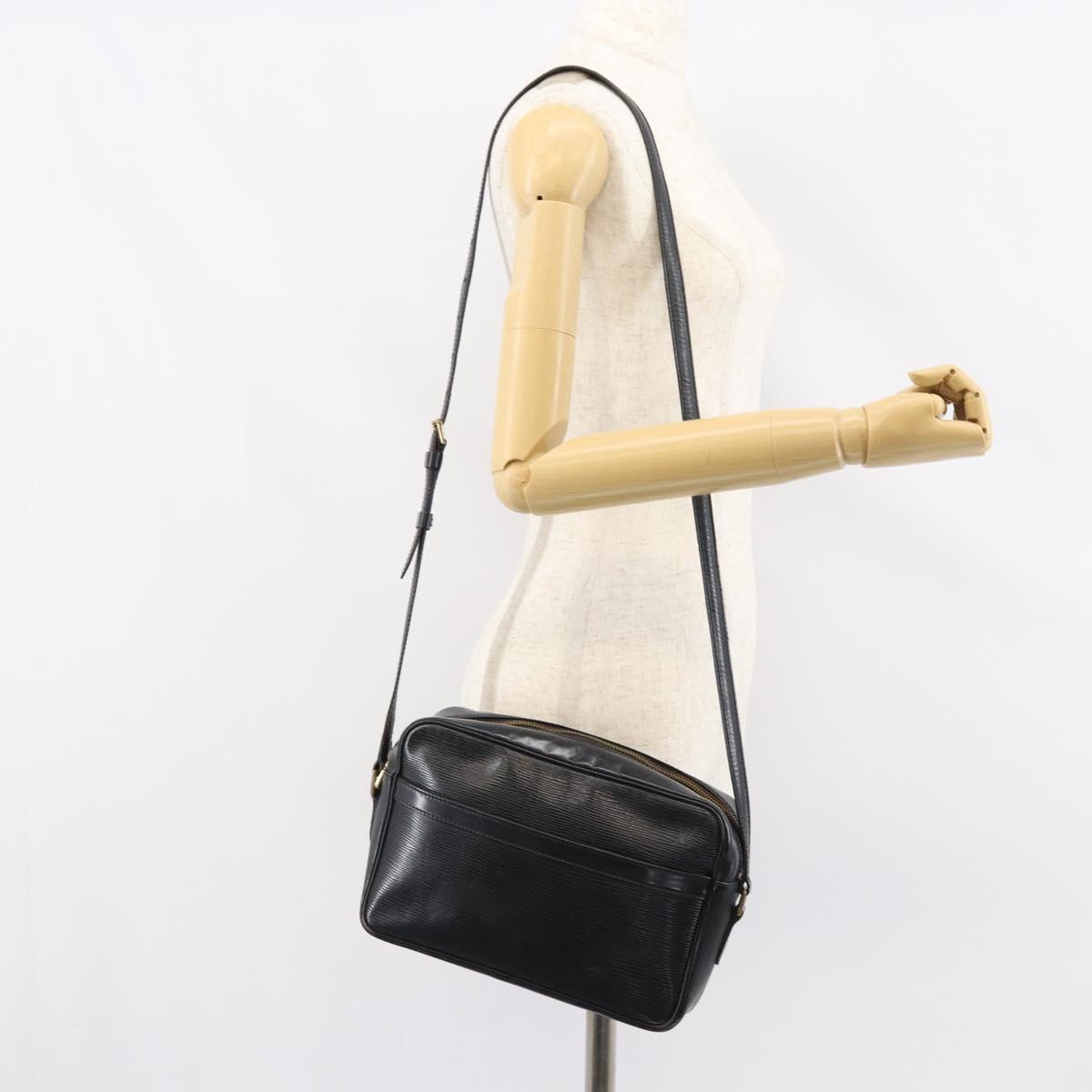 LOUIS VUITTON Epi Trocadero 27 Shoulder Bag Black M52312 LV Auth 155275