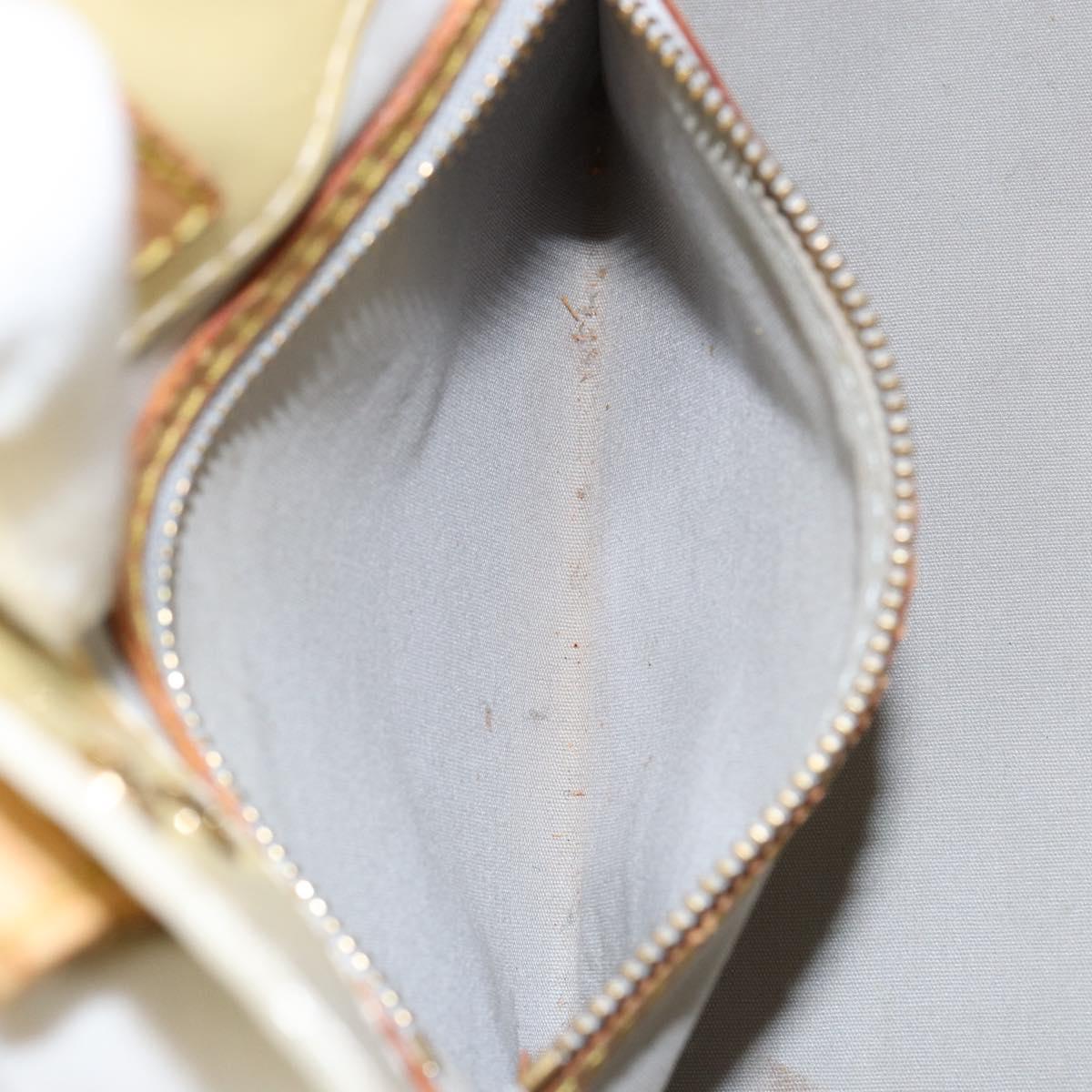 LOUIS VUITTON Monogram Vernis Reade PM Hand Bag Perle M91336 LV Auth 155276