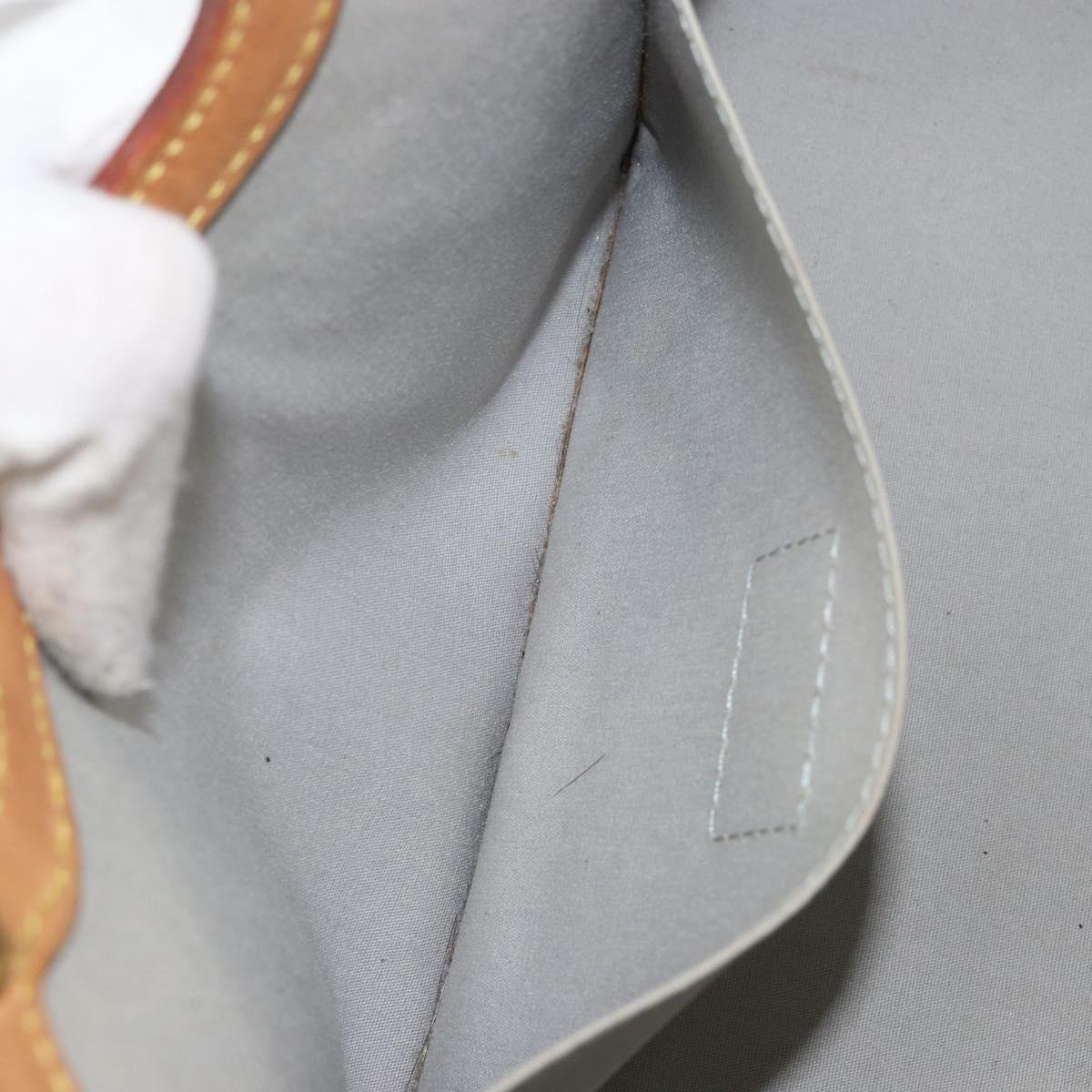 LOUIS VUITTON Monogram Vernis Roxbury Drive Hand Bag Perle M91374 LV Auth 155278