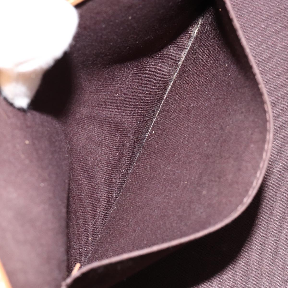 LOUIS VUITTON Monogram Vernis Roxbury Drive Hand Bag Amarante M91995 Auth 155279