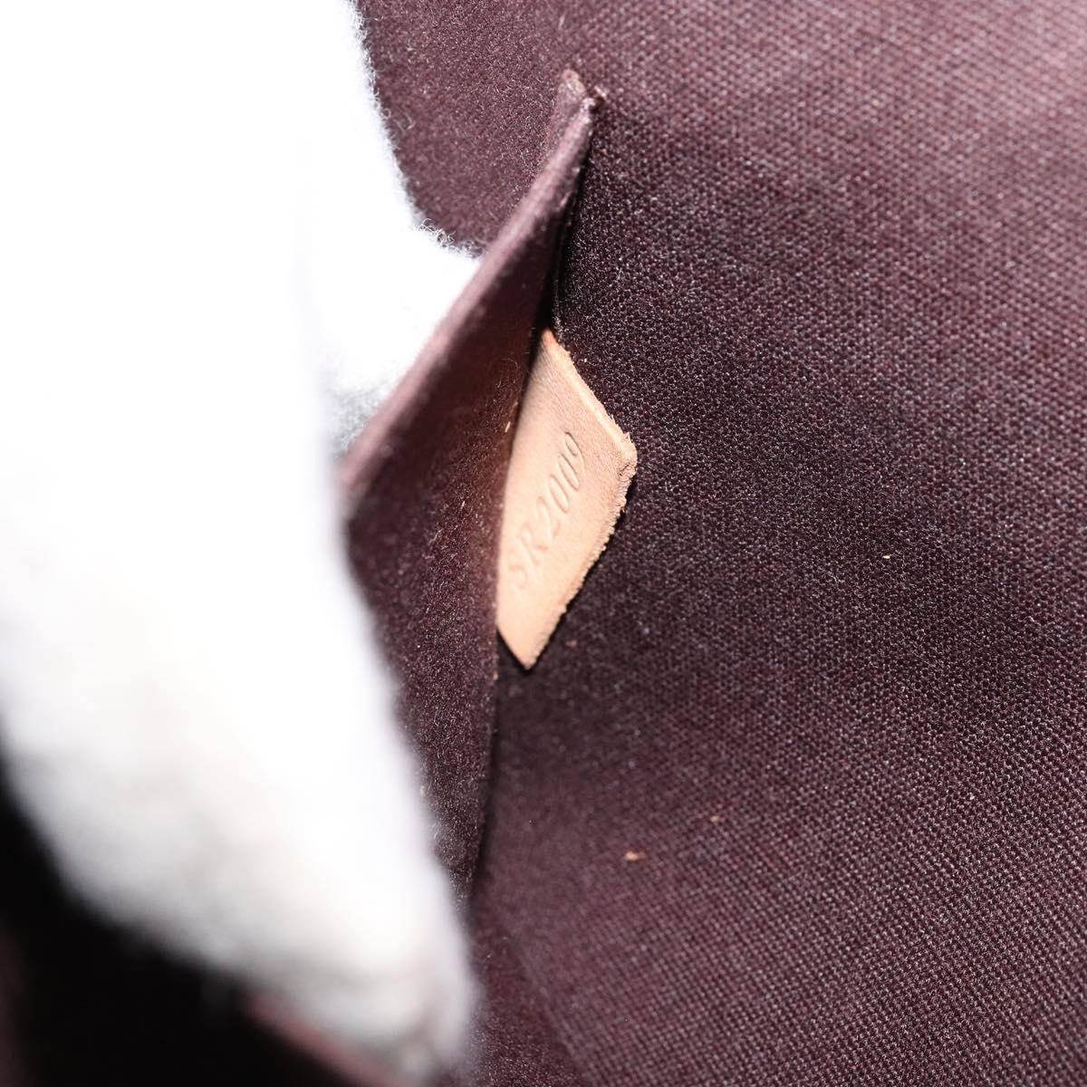 LOUIS VUITTON Monogram Vernis Roxbury Drive Hand Bag Amarante M91995 Auth 155279