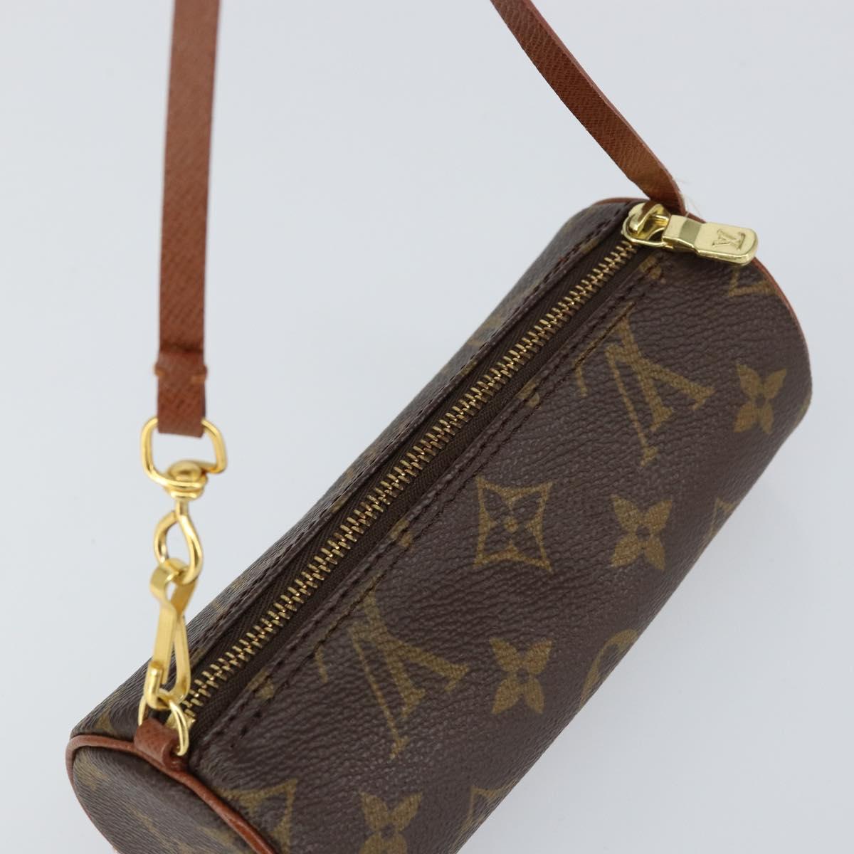 LOUIS VUITTON Monogram Papillon Pouch LV Auth 155280