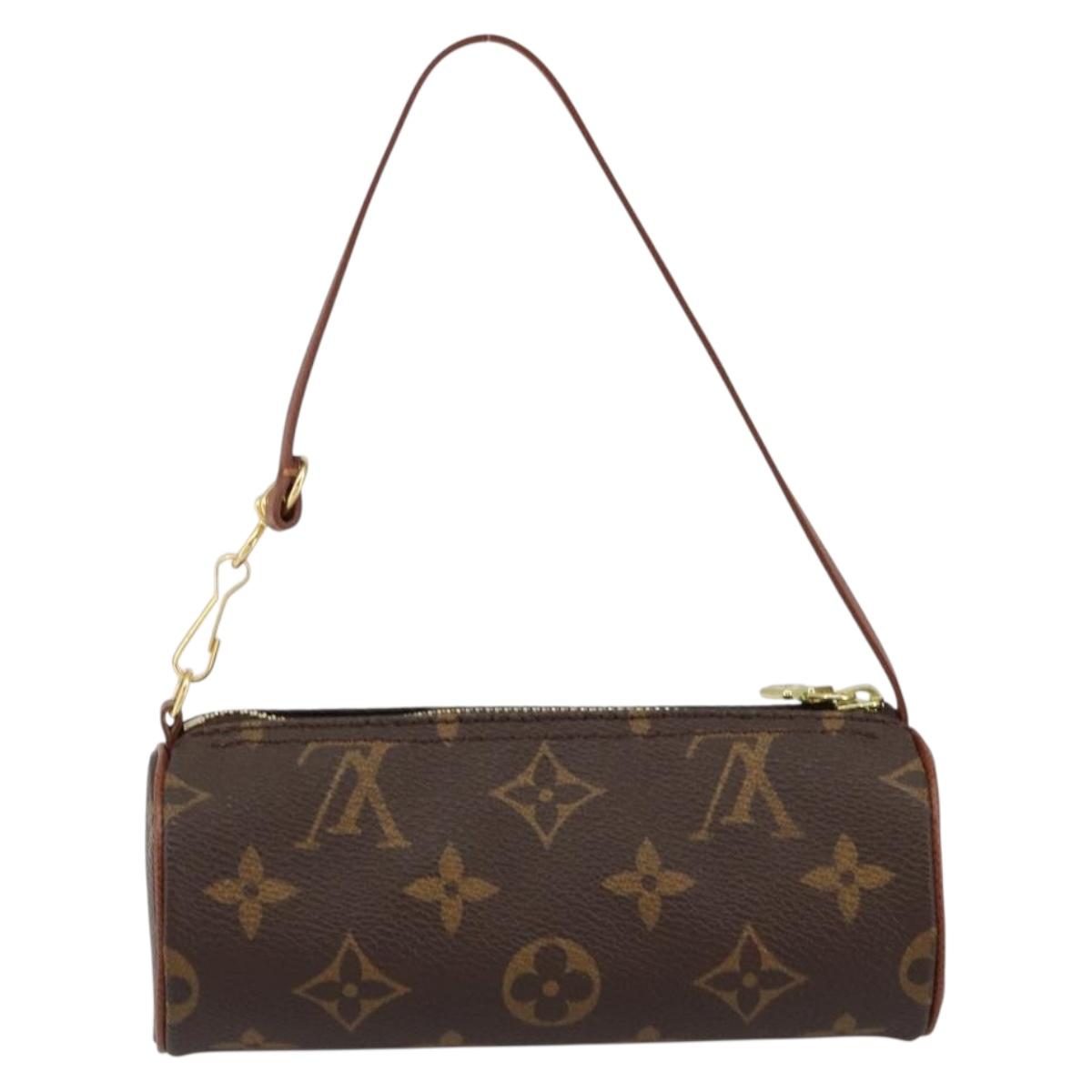 LOUIS VUITTON Monogram Papillon Pouch LV Auth 155281M
