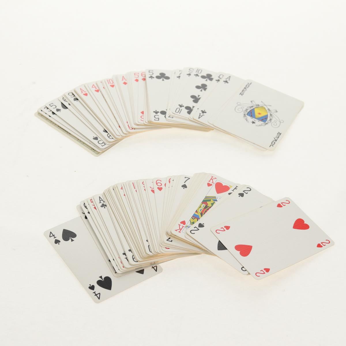 LOUIS VUITTON Monogram Playing Cards Case M58648 LV Auth 155282V