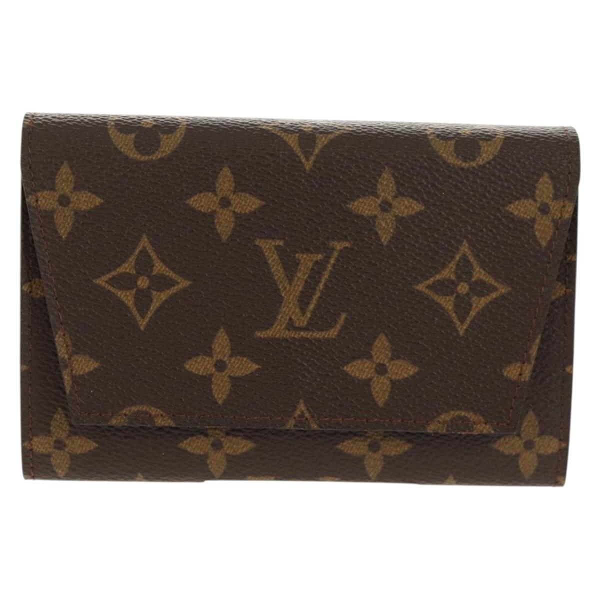 LOUIS VUITTON Monogram Playing Cards Case M58648 LV Auth 155282V
