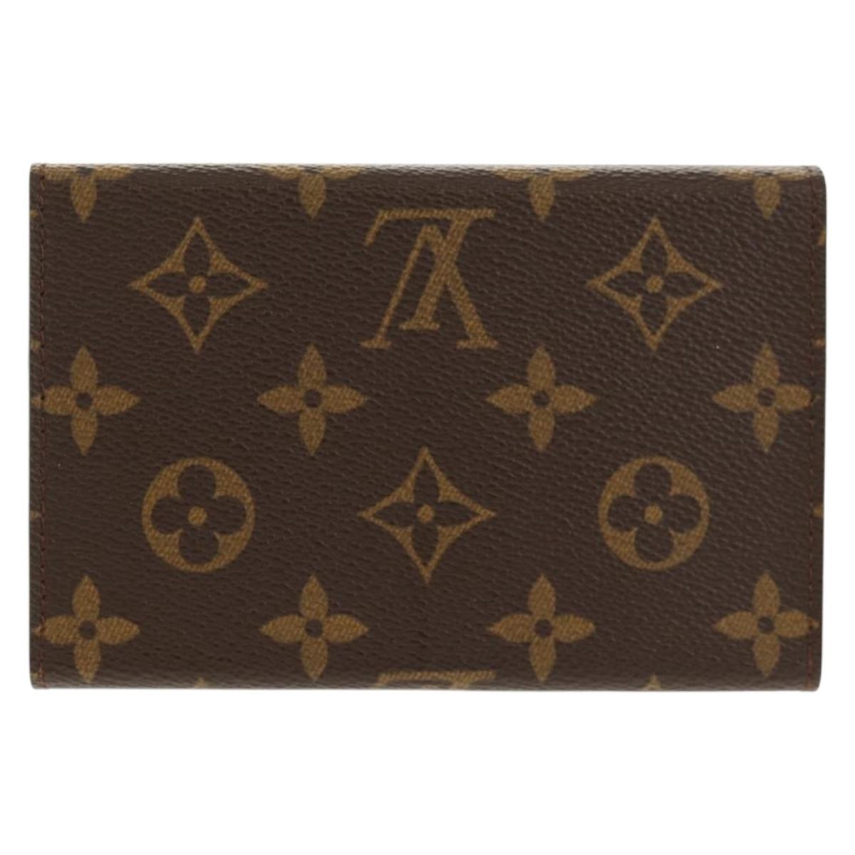 LOUIS VUITTON Monogram Playing Cards Case M58648 LV Auth 155282V
