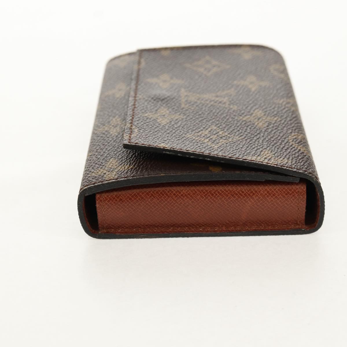 LOUIS VUITTON Monogram Playing Cards Case M58648 LV Auth 155282V