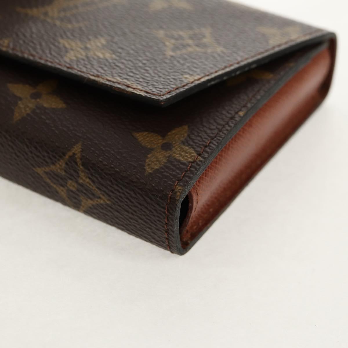 LOUIS VUITTON Monogram Playing Cards Case M58648 LV Auth 155282V