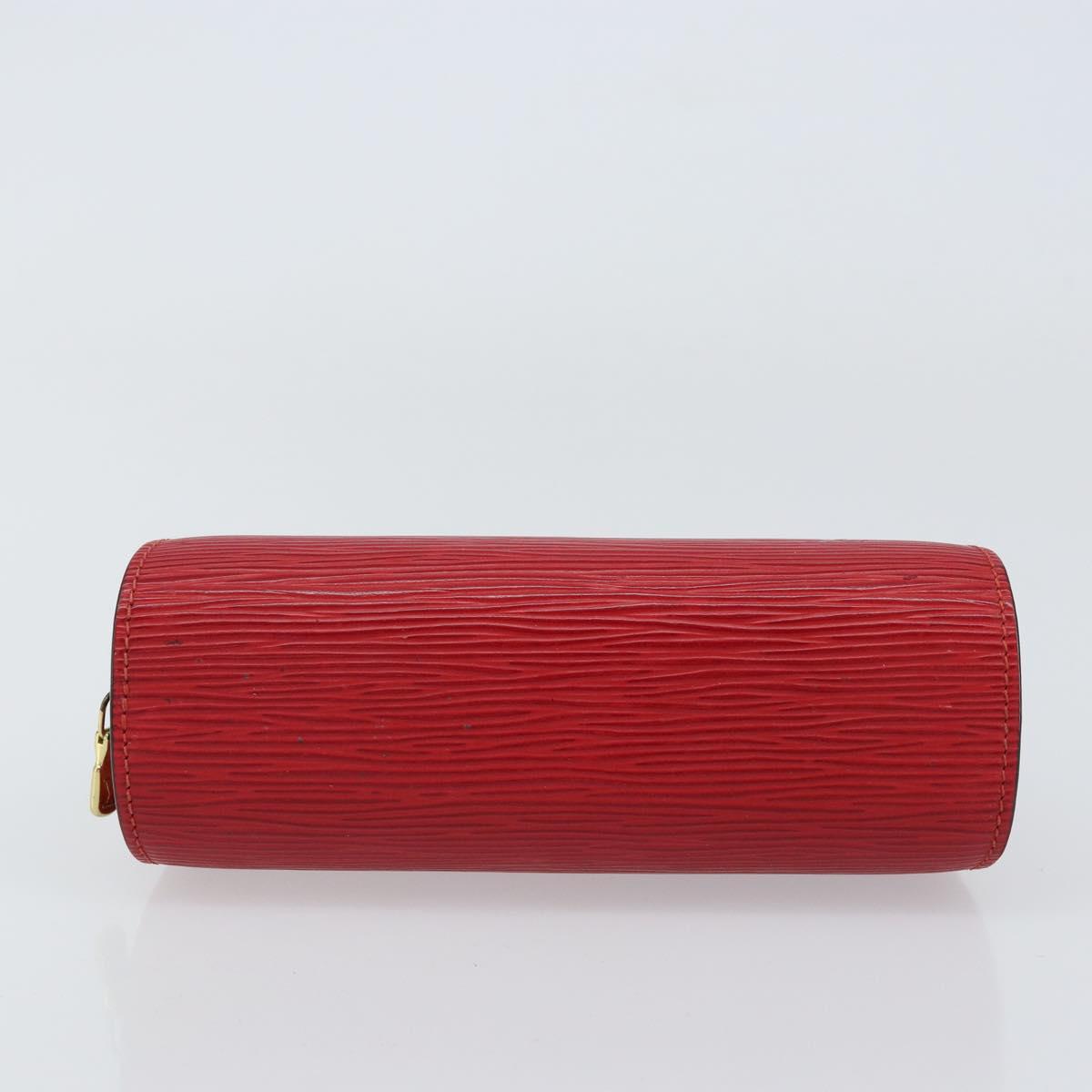 LOUIS VUITTON Epi Dauphine PM Pouch Castilian Red M48447 LV Auth 155284
