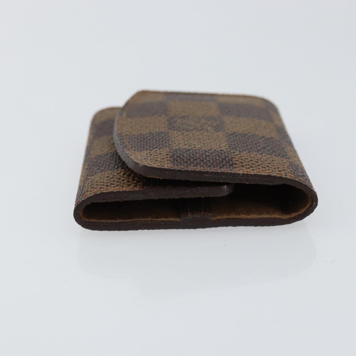 LOUIS VUITTON Damier Ebene Cuff Case LV Auth 155286