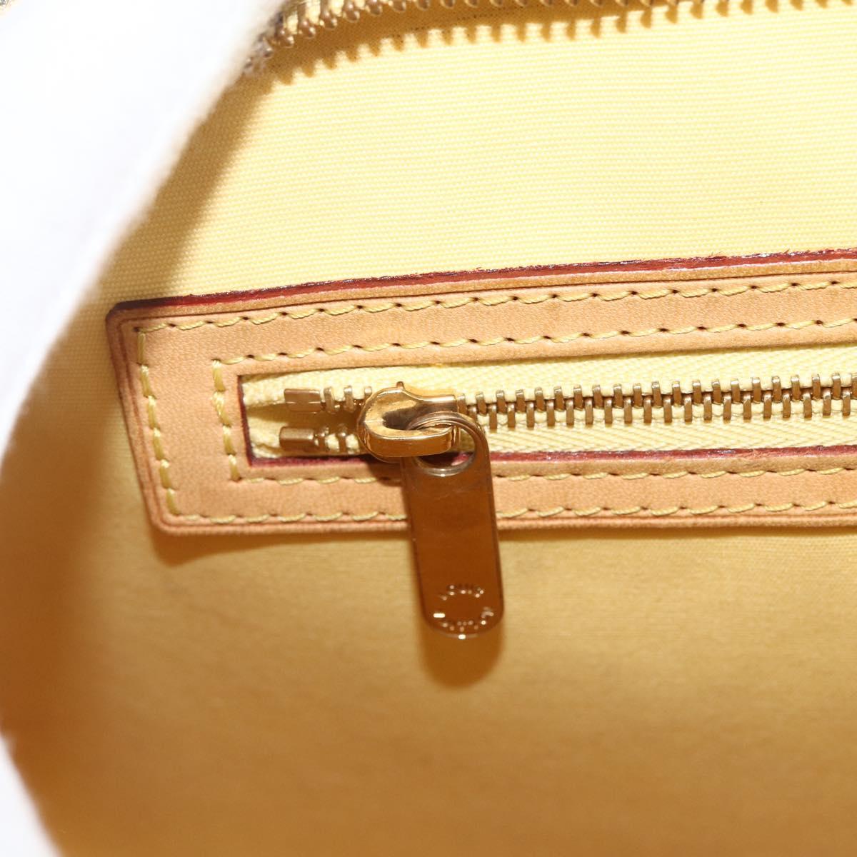 LOUIS VUITTON Monogram Vernis Blair MM Hand Bag 2way Citrin M90108 Auth 155287