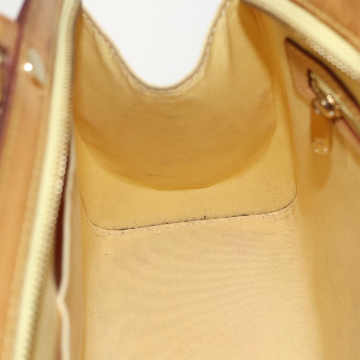 LOUIS VUITTON Monogram Vernis Blair MM Hand Bag 2way Citrin M90108 Auth 155287