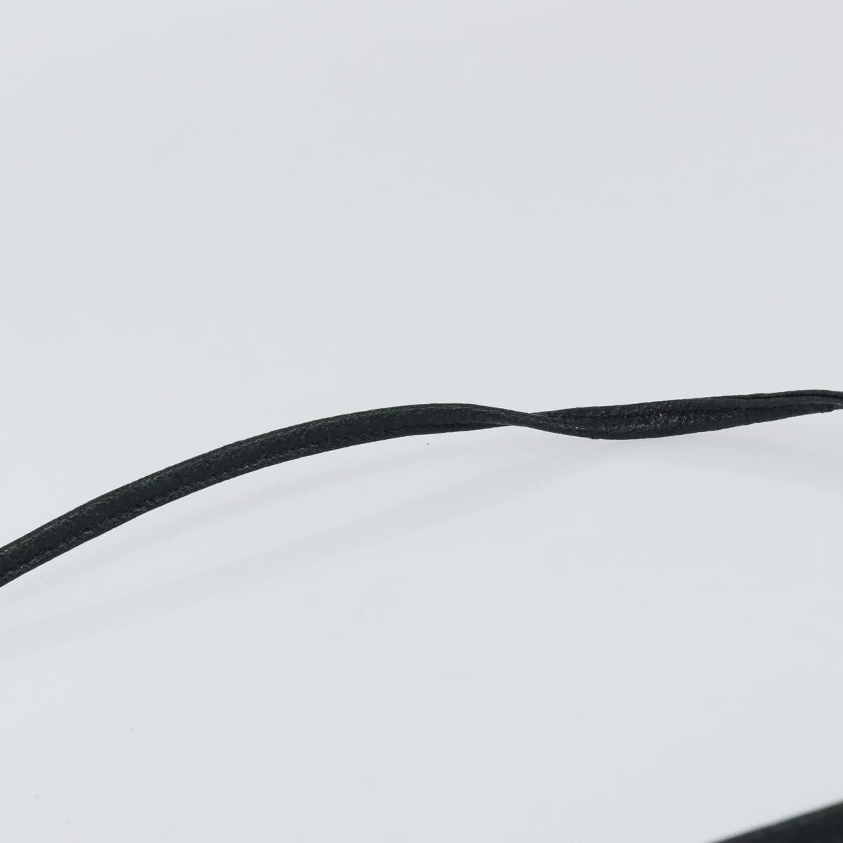 GUCCI GG Supreme Sherry Line Shoulder Bag PVC Navy Gold 904 02 047 Auth 155305