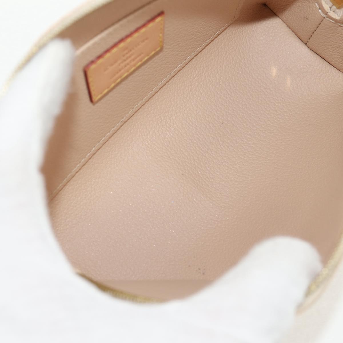 LOUIS VUITTON Damier Azur Pochette Cosmetic PM Pouch N60024 LV Auth 155328V