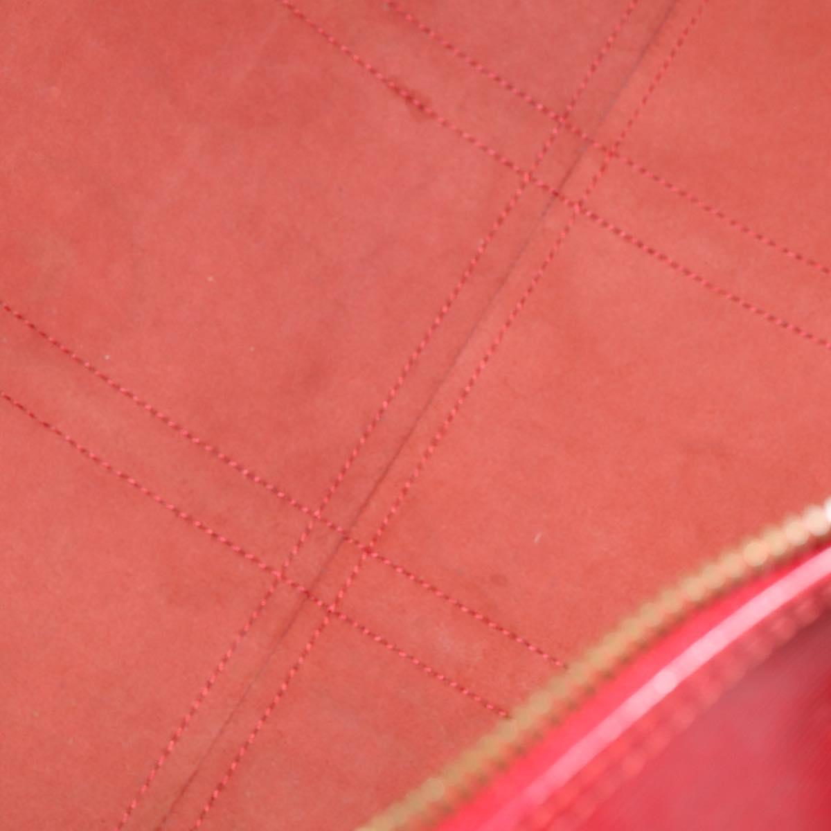 LOUIS VUITTON Epi Keepall 50 Boston Bag Red M42967 LV Auth 155329V