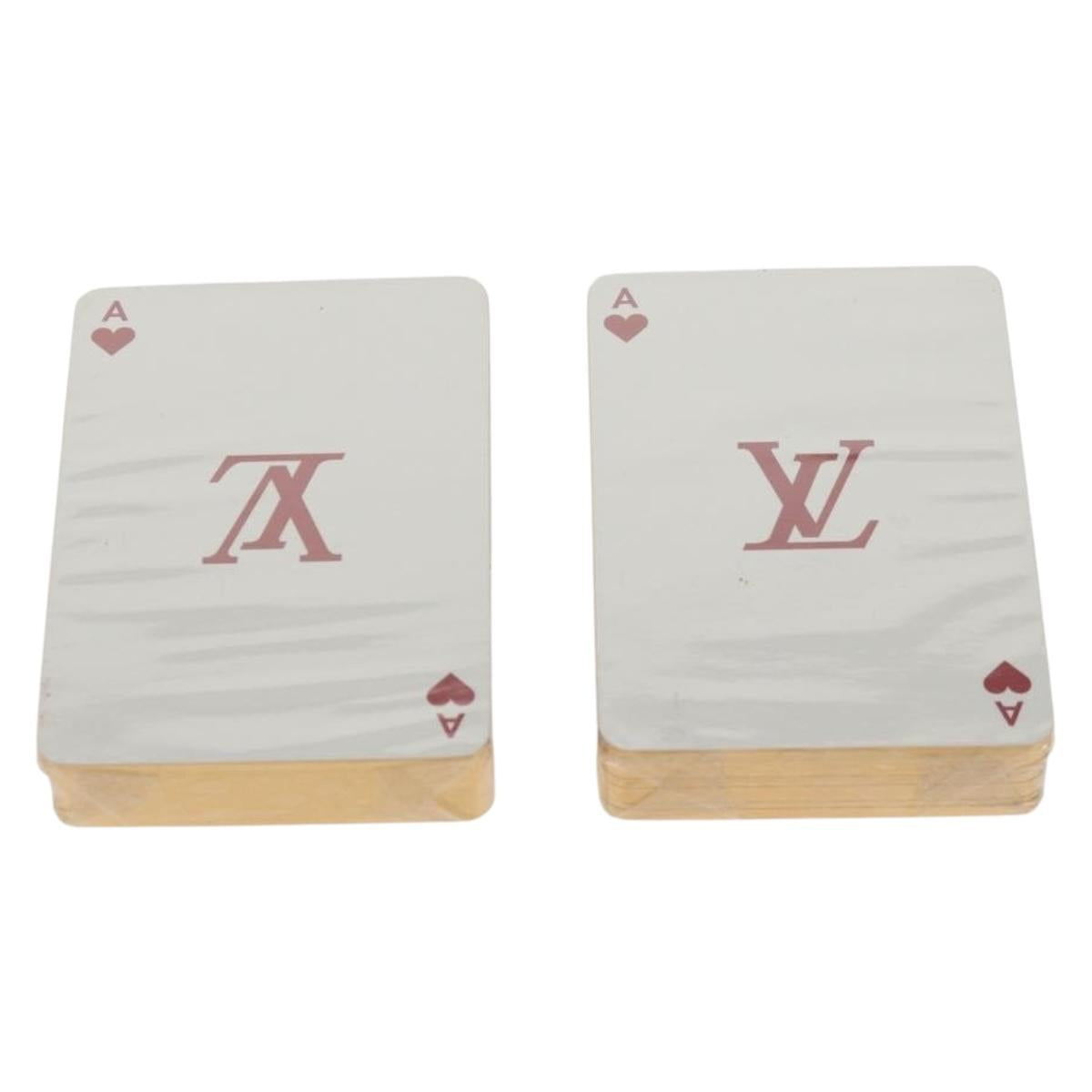 LOUIS VUITTON Multicolor Playing Cards Black White LV Auth 155330SAM