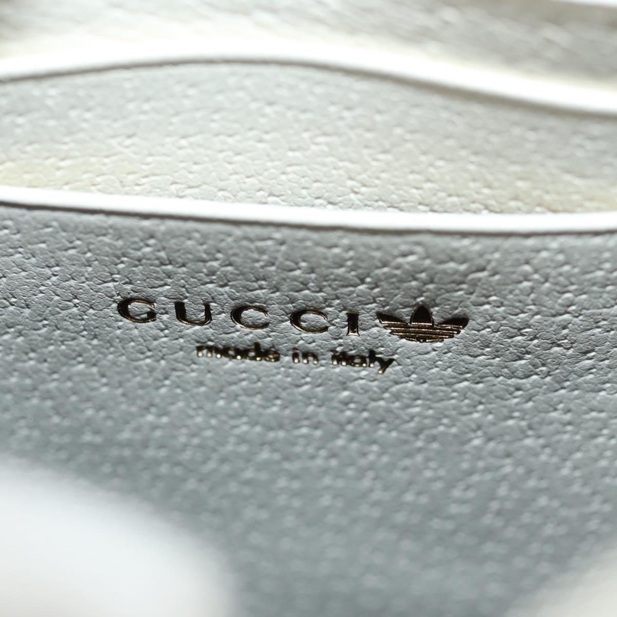 GUCCI×adidas Smartphone Case Shoulder Bag Leather Black 702203 Auth 155331M