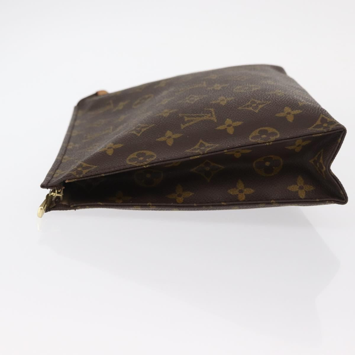 LOUIS VUITTON Monogram Poche Toilette 26 Pouch M47542 LV Auth 155351