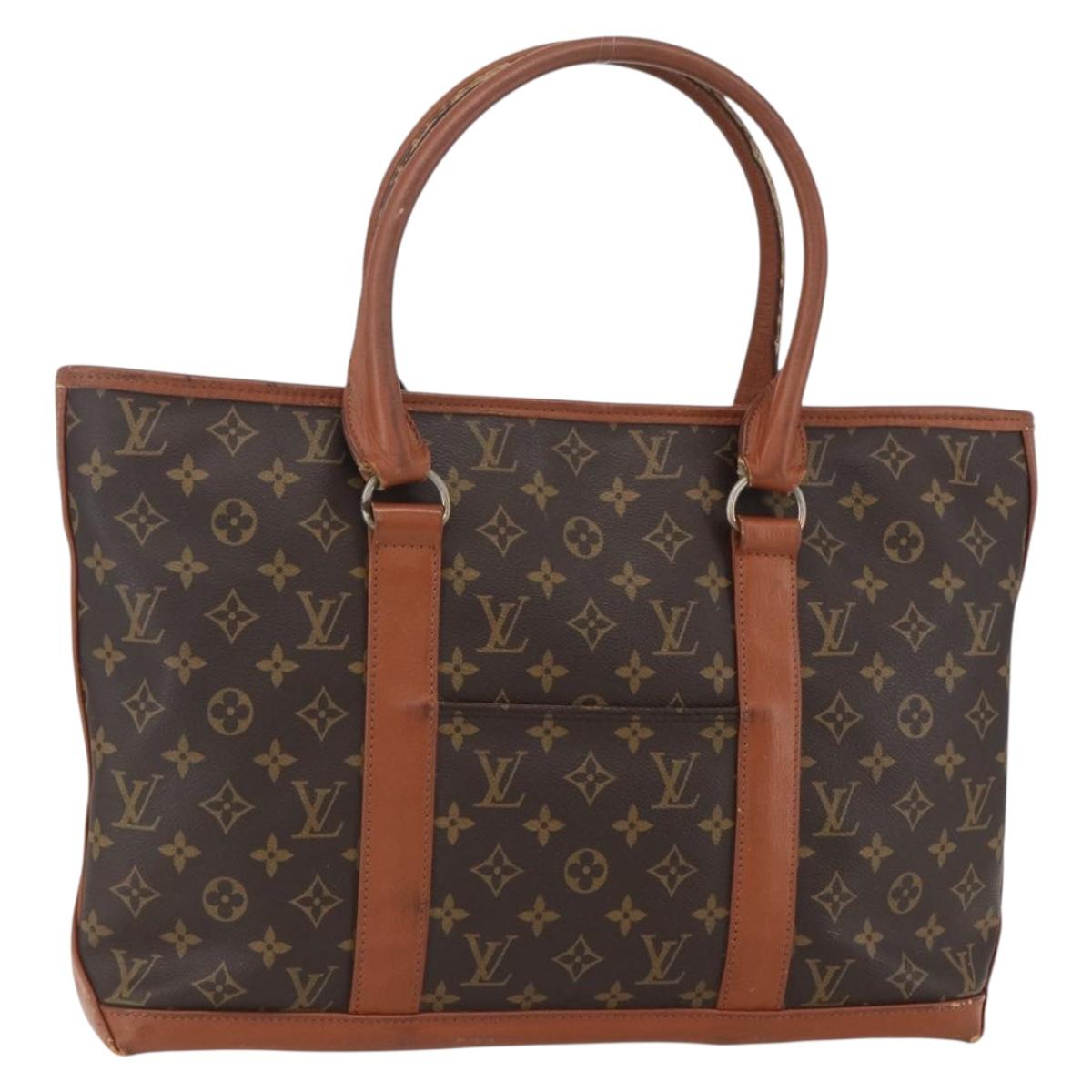LOUIS VUITTON Monogram Sack Weekend PM Hand Bag M42425 LV Auth 155355A