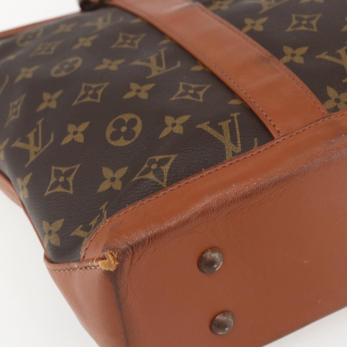 LOUIS VUITTON Monogram Sack Weekend PM Hand Bag M42425 LV Auth 155355A