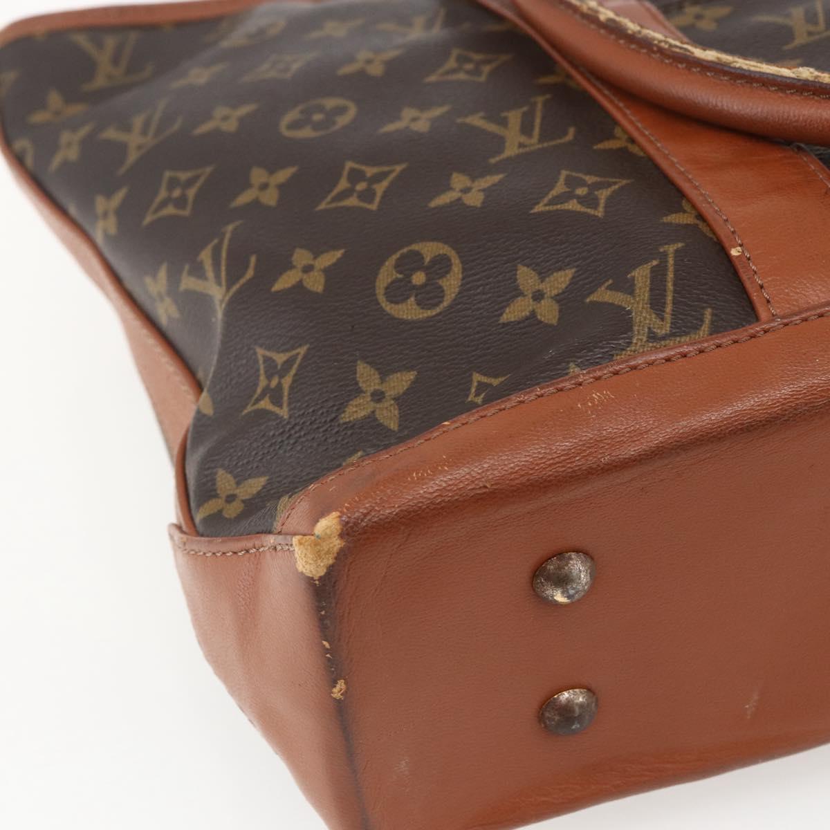 LOUIS VUITTON Monogram Sack Weekend PM Hand Bag M42425 LV Auth 155355