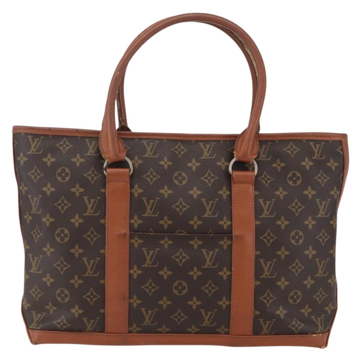 LOUIS VUITTON Monogram Sack Weekend PM Hand Bag M42425 LV Auth 155355A
