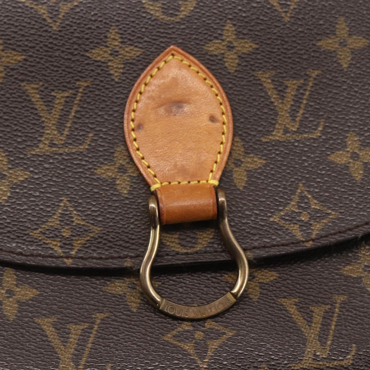 LOUIS VUITTON Monogram Saint Cloud MM Shoulder Bag M51243 LV Auth 155356A