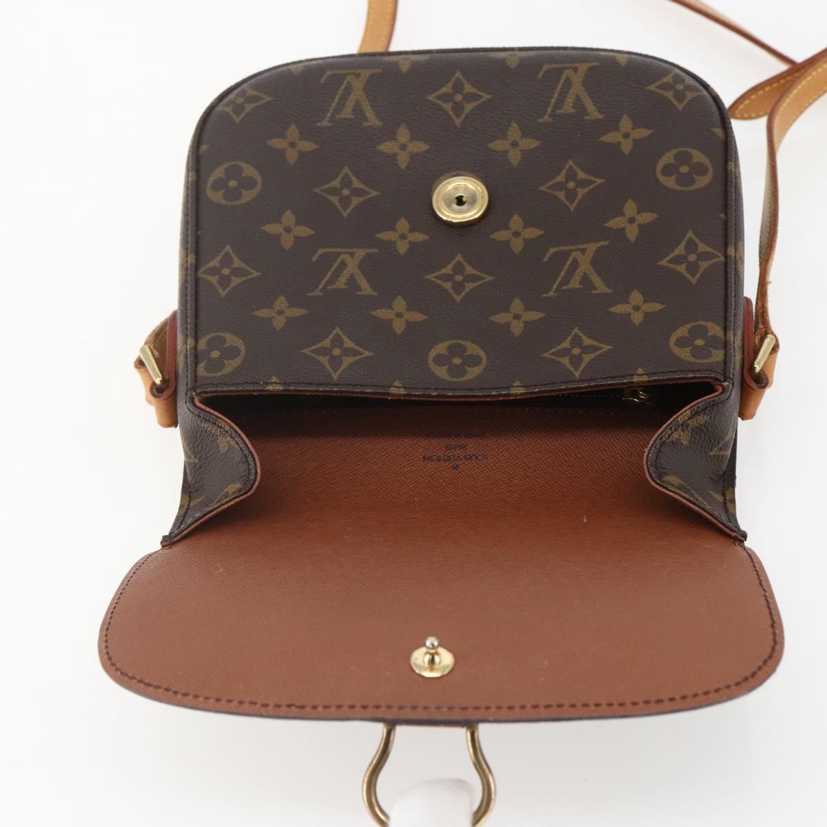 LOUIS VUITTON Monogram Saint Cloud MM Shoulder Bag M51243 LV Auth 155356