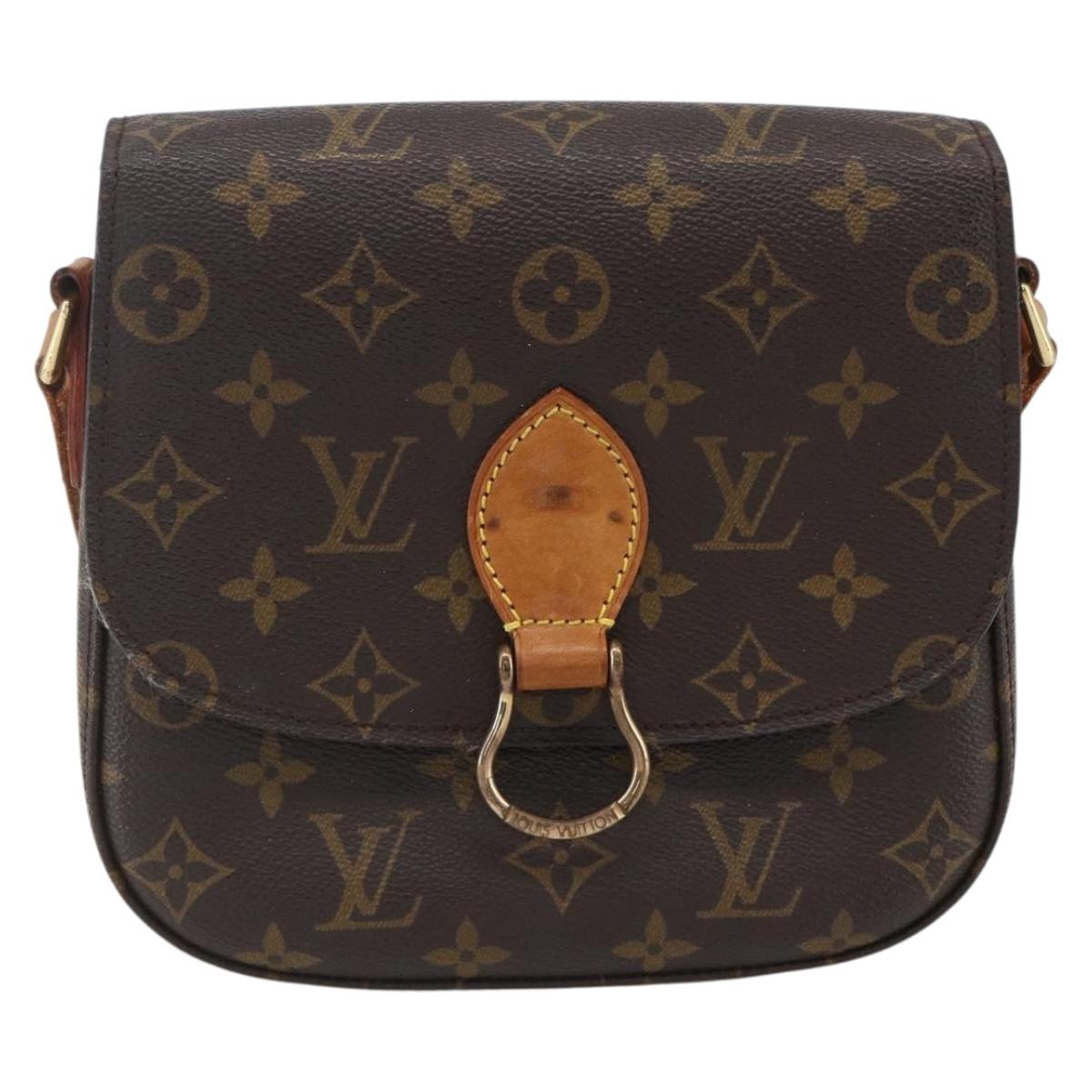 LOUIS VUITTON Monogram Saint Cloud MM Shoulder Bag M51243 LV Auth 155356