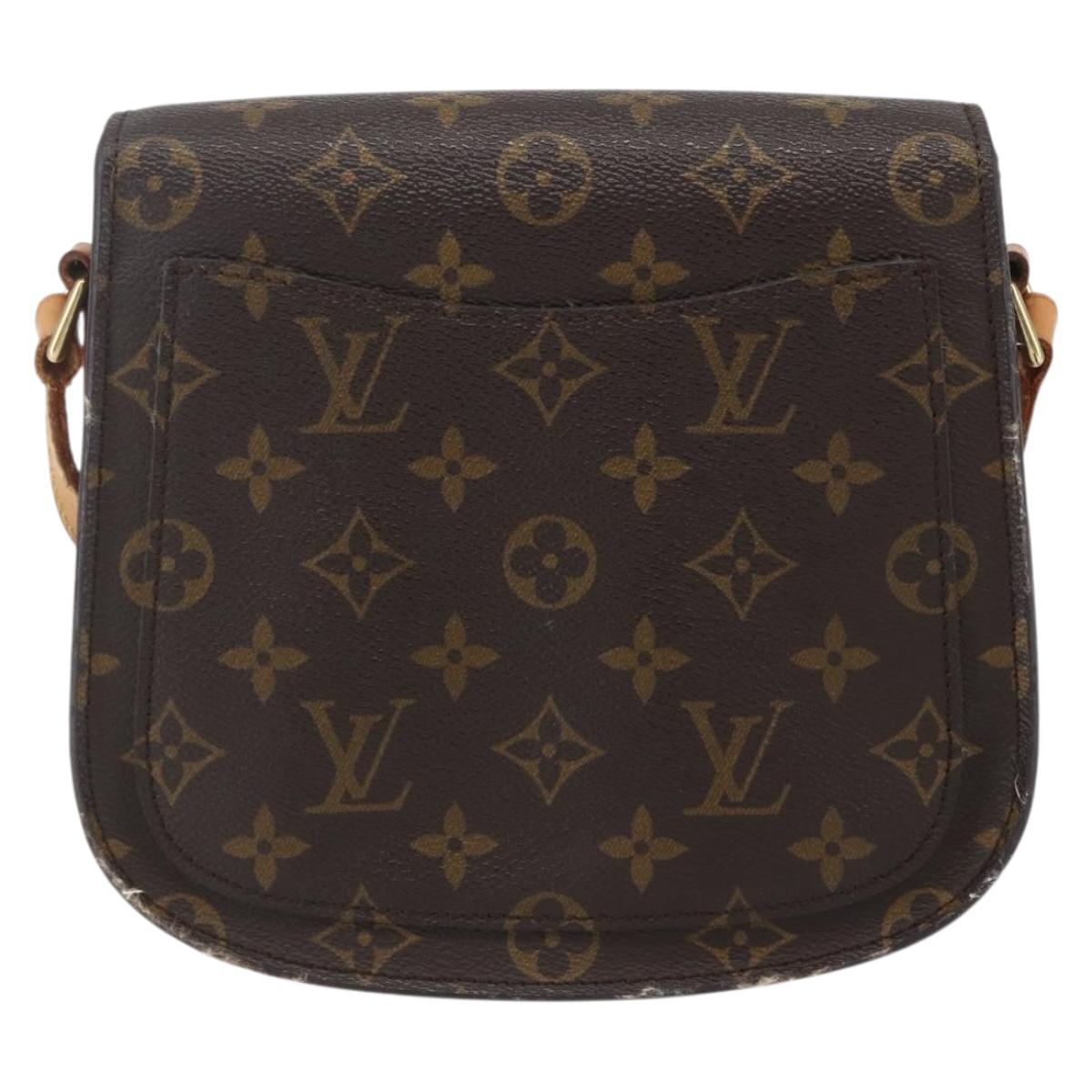 LOUIS VUITTON Monogram Saint Cloud MM Shoulder Bag M51243 LV Auth 155356A