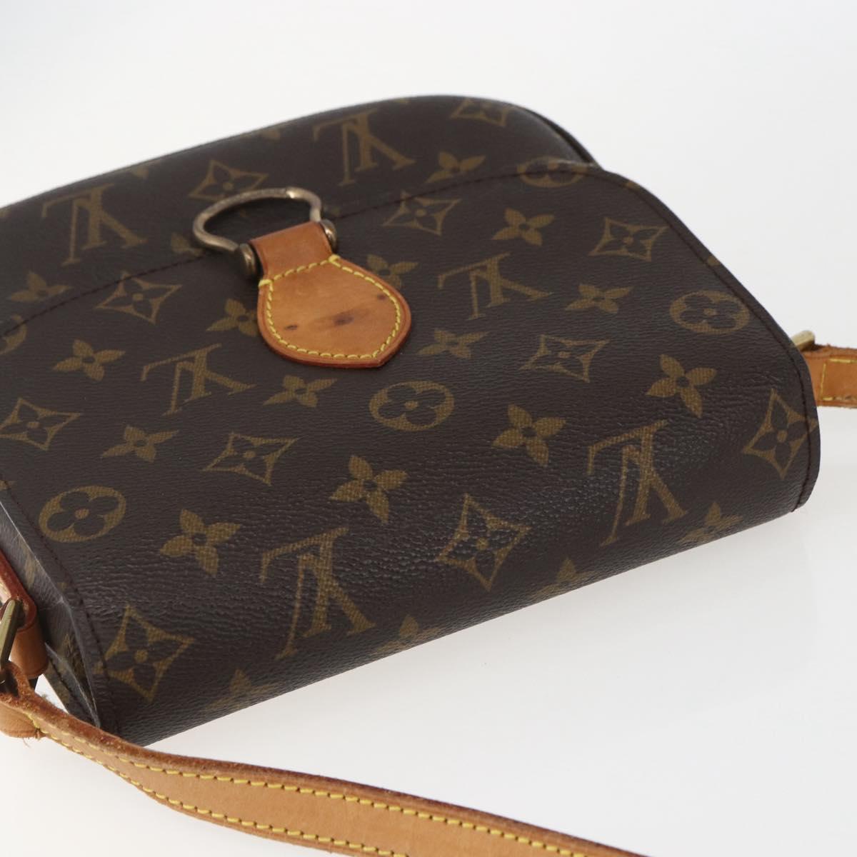 LOUIS VUITTON Monogram Saint Cloud MM Shoulder Bag M51243 LV Auth 155356