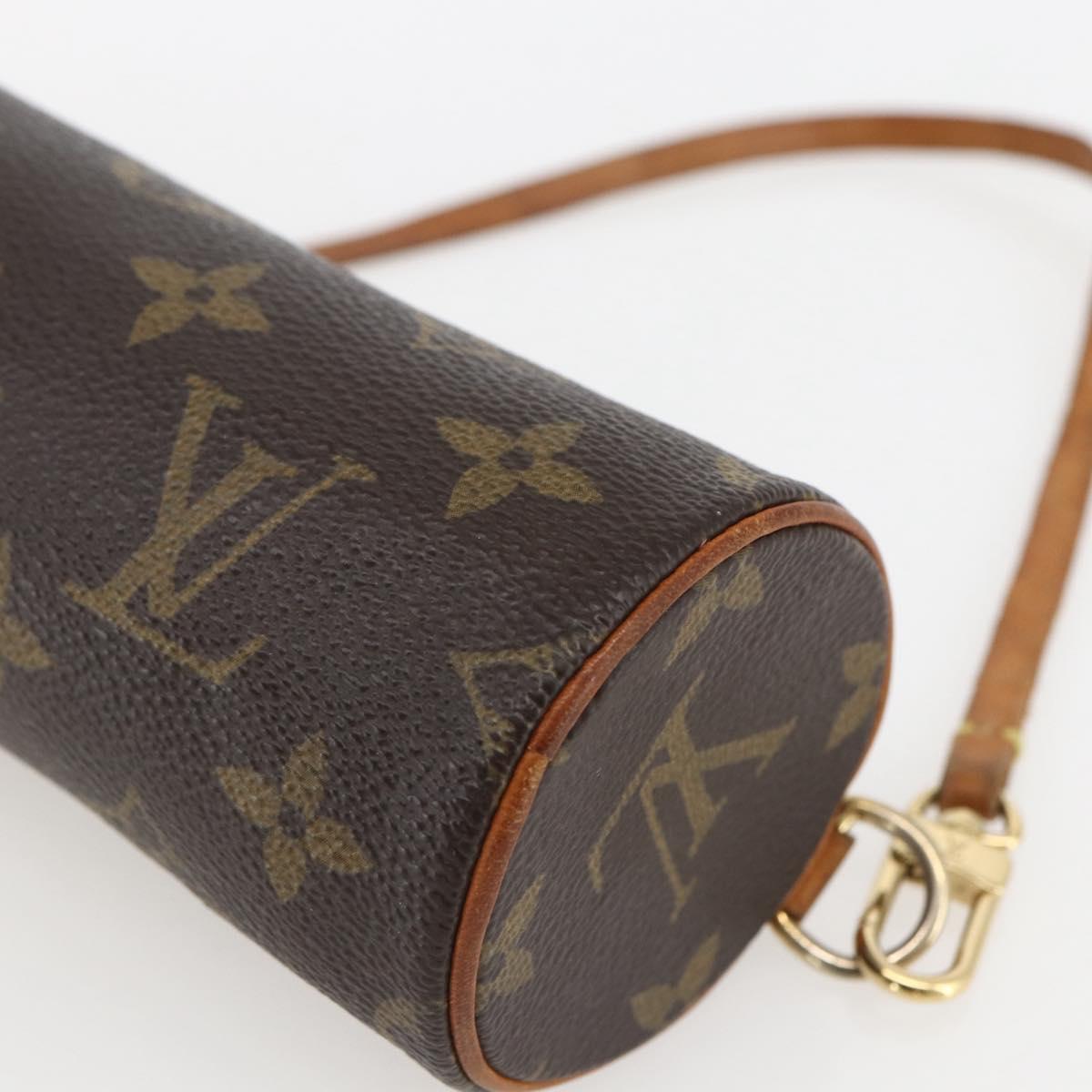 LOUIS VUITTON Monogram Papillon Pouch Pouch LV Auth 155360