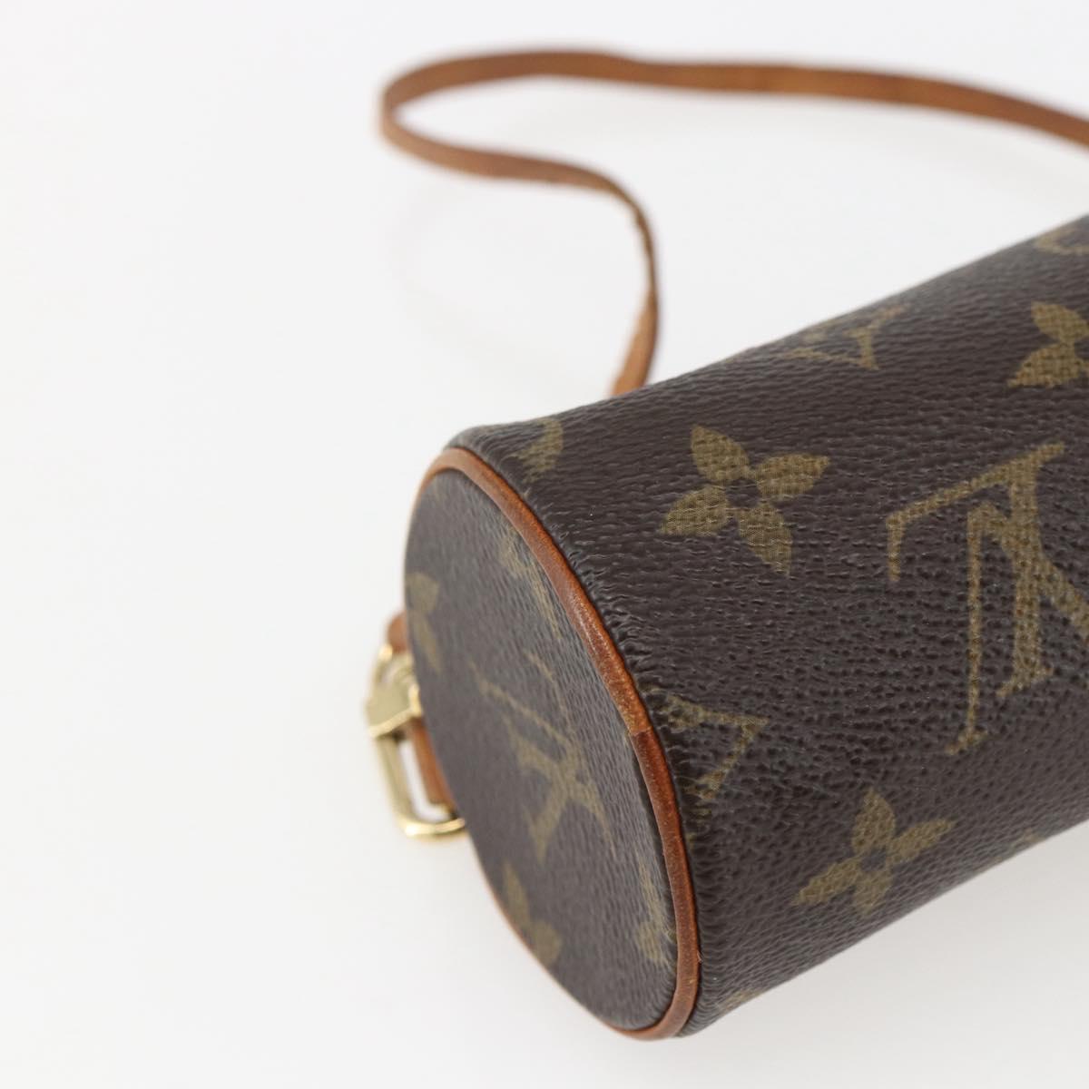 LOUIS VUITTON Monogram Papillon Pouch Pouch LV Auth 155360
