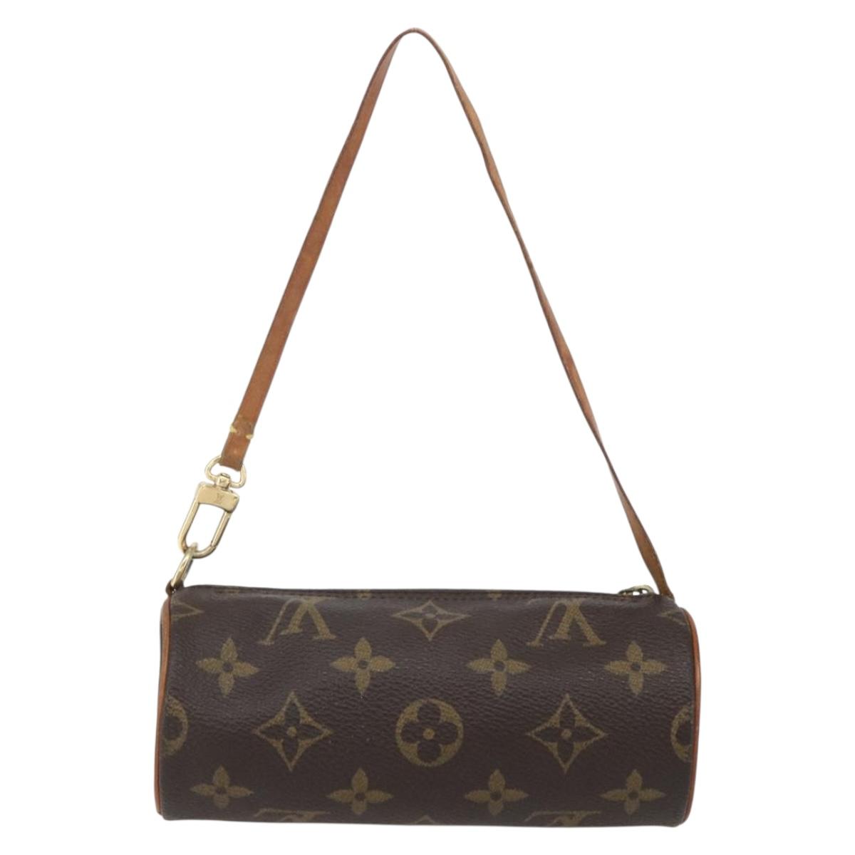 LOUIS VUITTON Monogram Papillon Pouch Pouch LV Auth 155360