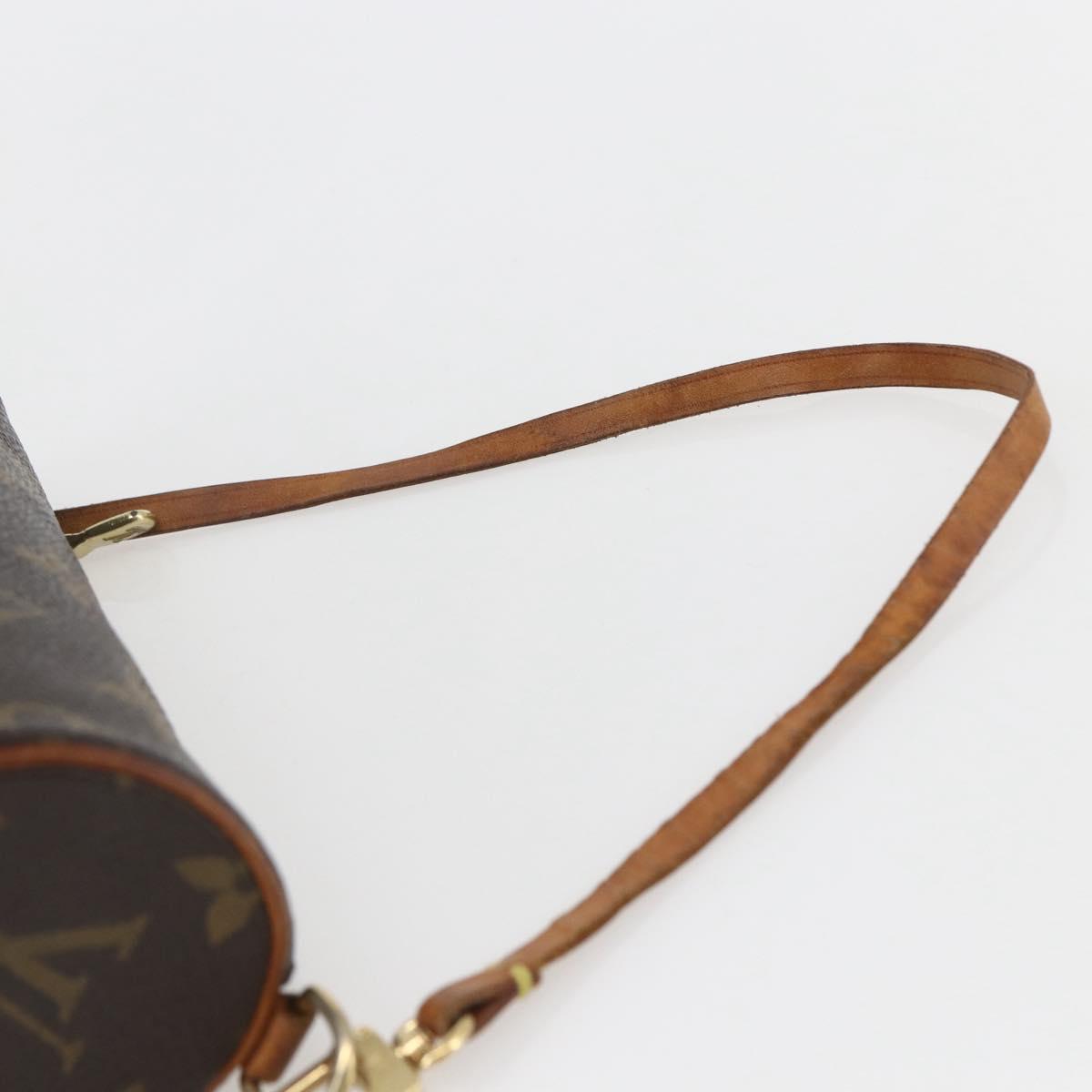 LOUIS VUITTON Monogram Papillon Pouch Pouch LV Auth 155360