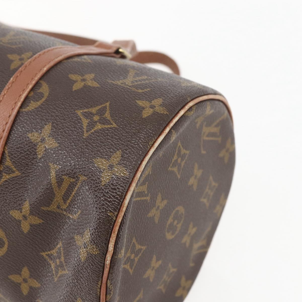 LOUIS VUITTON Monogram Papillon 30 Hand Bag M51385 LV Auth 155361