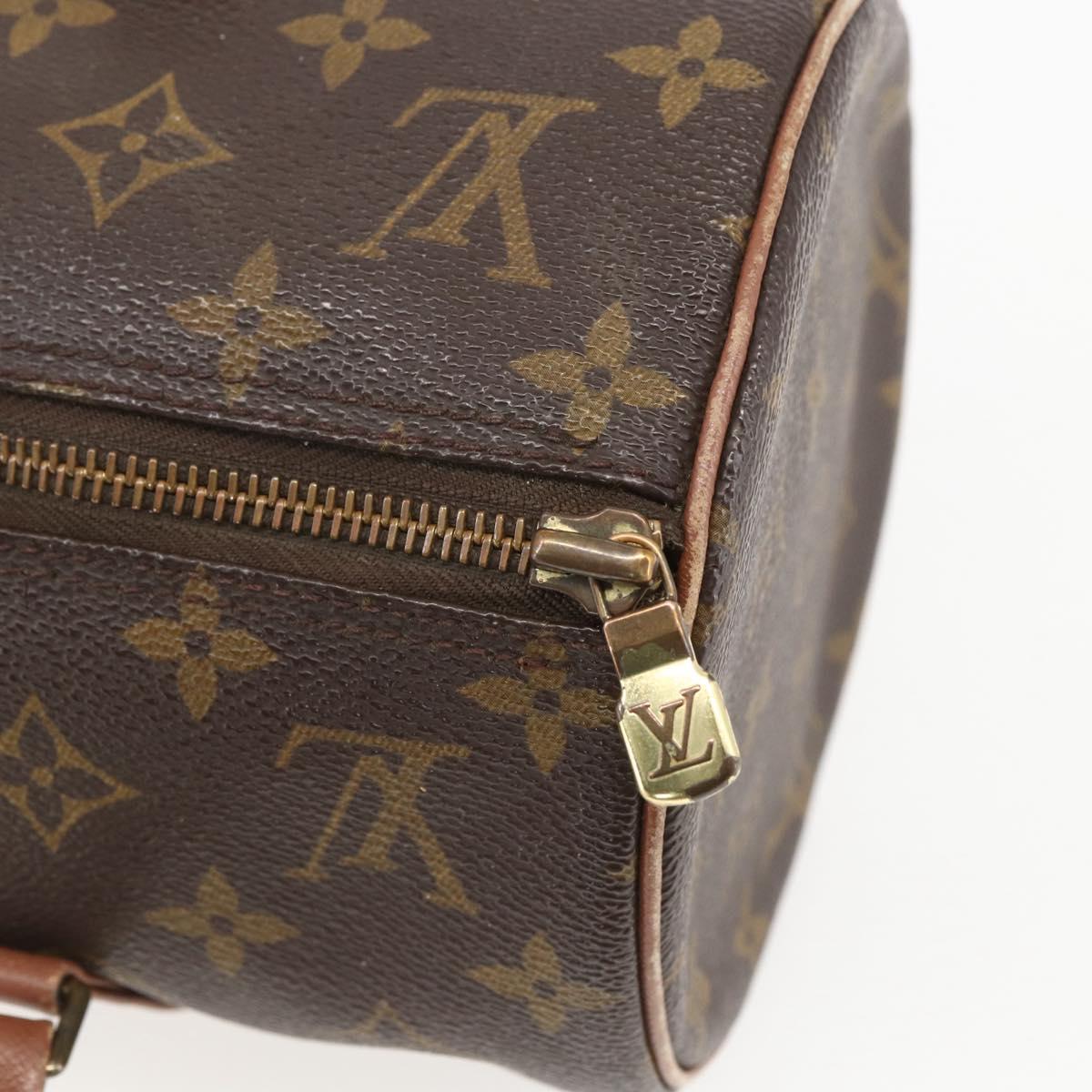 LOUIS VUITTON Monogram Papillon 30 Hand Bag M51385 LV Auth 155361