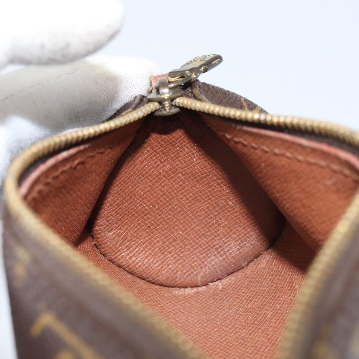 LOUIS VUITTON Monogram Papillon Pouch LV Auth 155362
