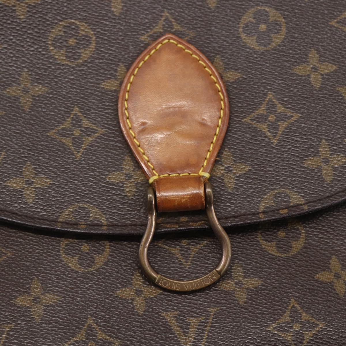 LOUIS VUITTON Monogram Saint Cloud GM Shoulder Bag M51242 LV Auth 155363